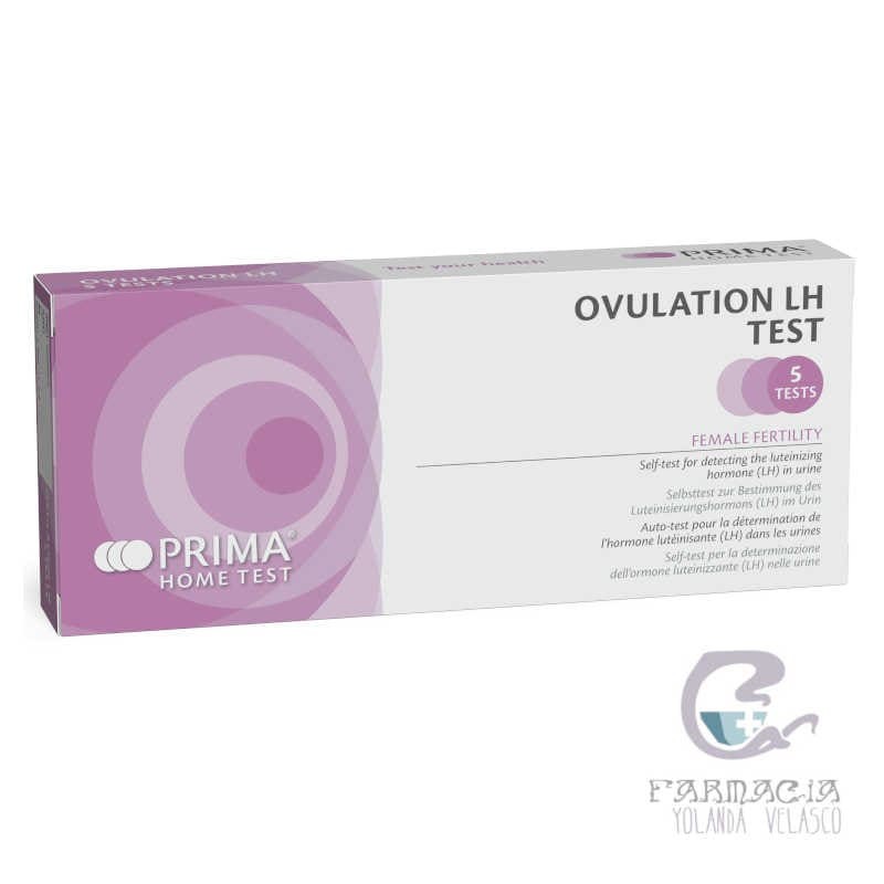 Prima Home Test de Autodiagnóstico Ovulation LH 5 Unidades