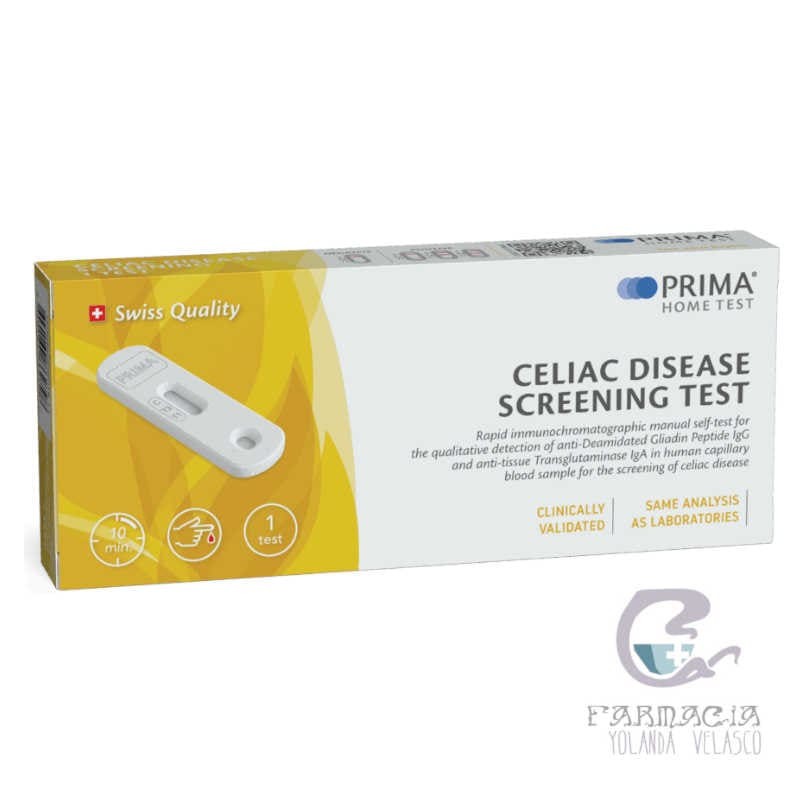 Prima Home Test Auntodiagnóstico Celiac 1 Unidad