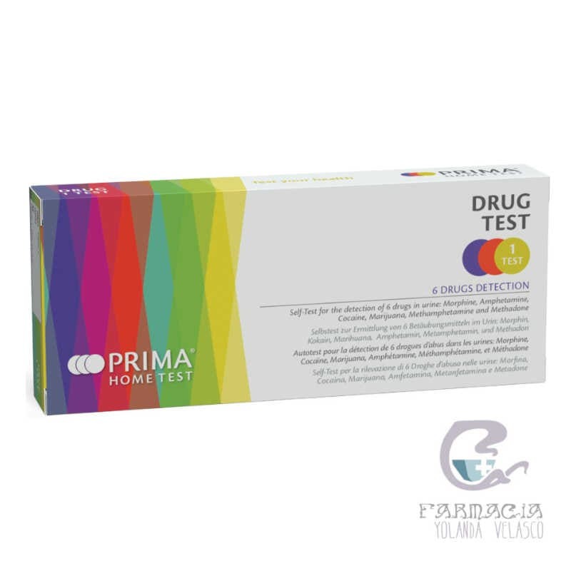 Test Prima Autodiagnóstico Drogas 1 Unidad