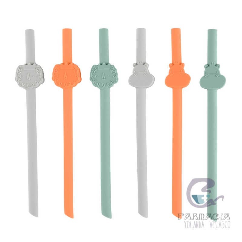 Chicco Set Pajitas de Colores 12m+