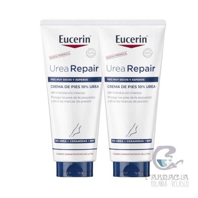 Eucerin Duplo Crema de Pies 10% Urea 2x100 ml