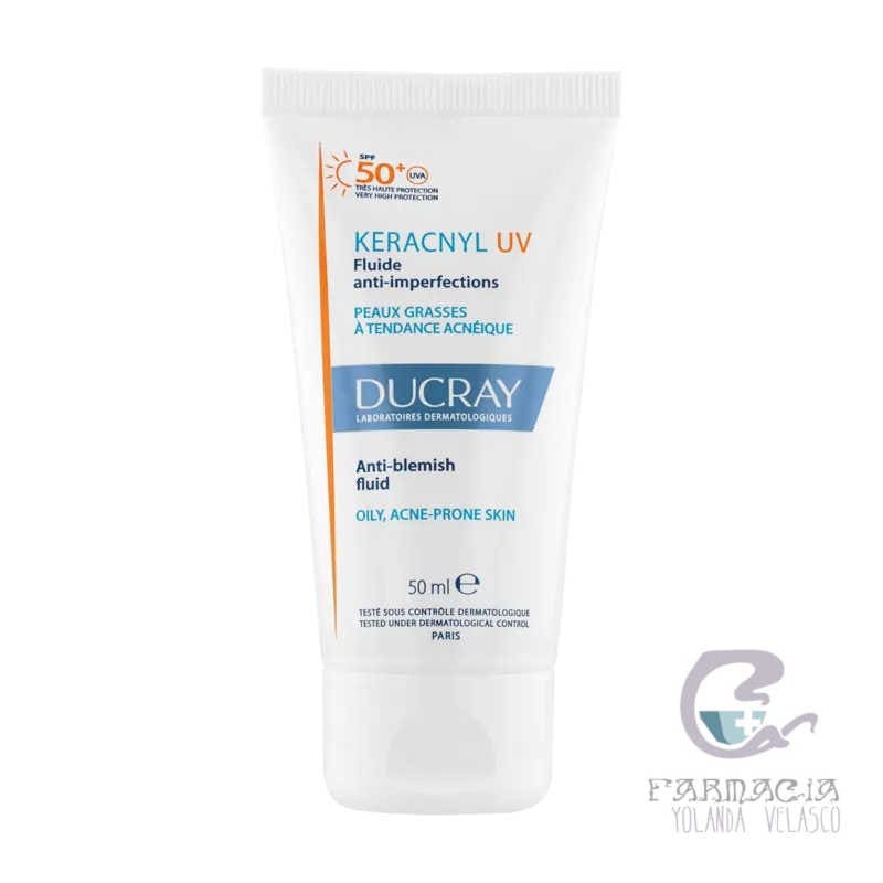 Ducray Keracnyl UV Fluído Anti-Imperfecciones SPF 50+ UVA 50 ml
