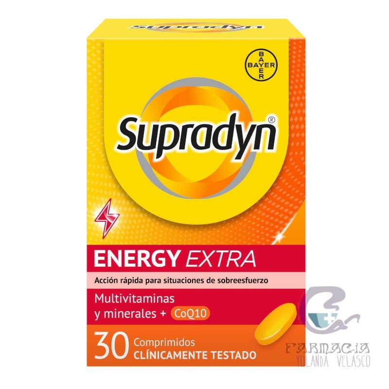 Supradyn Energy Extra 30 Comprimidos