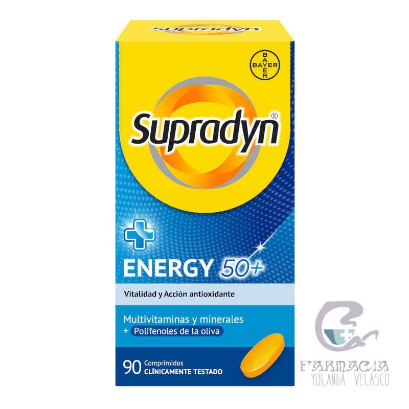 Supradyn Energy 50+ Antioxidantes 90 Comprimidos