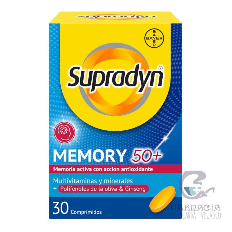 Supradyn Memoria 50+ 30 Comprimidos