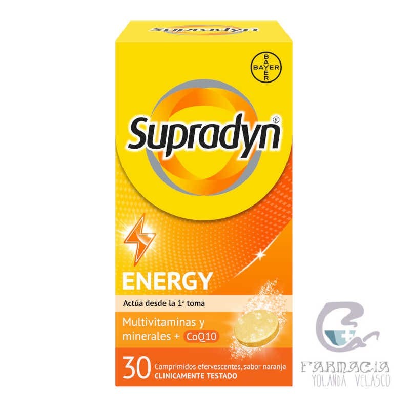 Supradyn Activo 30 Comprimidos Efervescentes