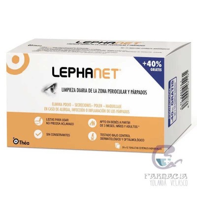 Lephanet Toallitas Estériles 30 Toallitas