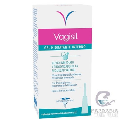 Vagisil Gel Hidratante Interno 6 Aplicadores 5 gr