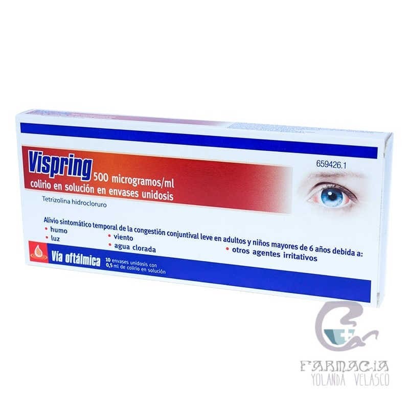 Vispring 0.5 mg/ml Colirio 10 Monodosis Solución 0,5 ml