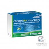 Clarityne Plus 10/240 mg 7 Comprimidos Liberación Prolongada