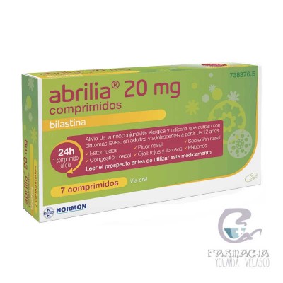 Abrilia EFG 20 mg 7 Comprimidos