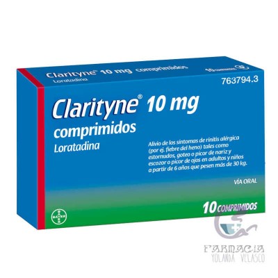 Clarityne 10 mg 10 Comprimidos