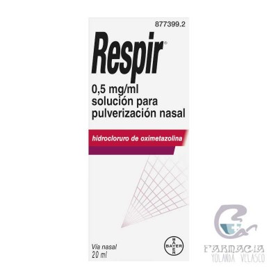 Respir 0.5 mg/ml nebulizador nasal 20 ml