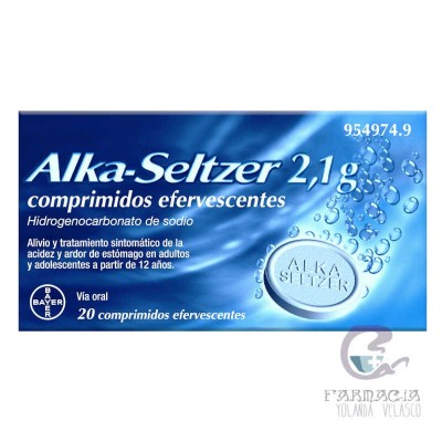 Alka Seltzer 2.1 gr 20 Comprimidos Efervescentes