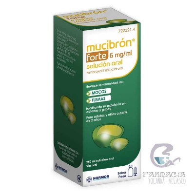 Mucibron Forte 6 mg/ml Solución Oral 1 Frasco 250 ml