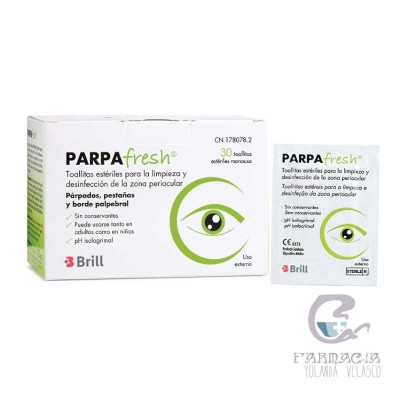 Parpafresh Toallitas Limpieza Párpados 30 Toallitas