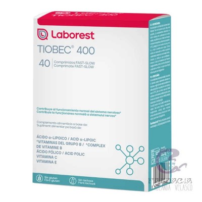 Tiobec 400 40 Comprimidos Fast Slow