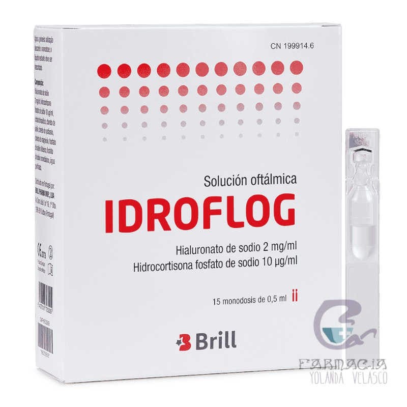 Idroflog Solución Oftálmica 15 Monodosis 0,5 ml