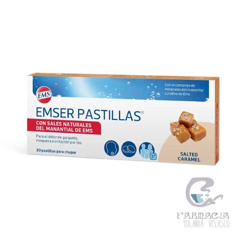 Emser Salted Caramel 30 Pastillas Para Chupar