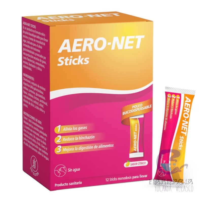 Aero-Net 12 Sticks Sabor Cítrico