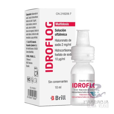 Idroflog Solución Oftálmica 10 ml Multidosis