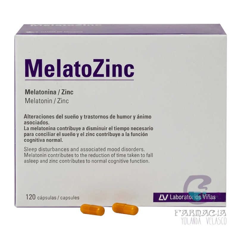 Melatozinc 1 mg 120 Cápsulas