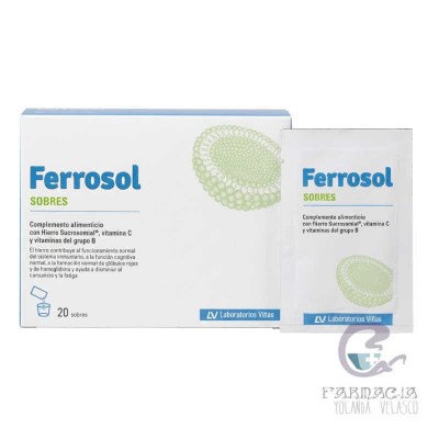 Ferrosol 20 Sobres 3,5 gr