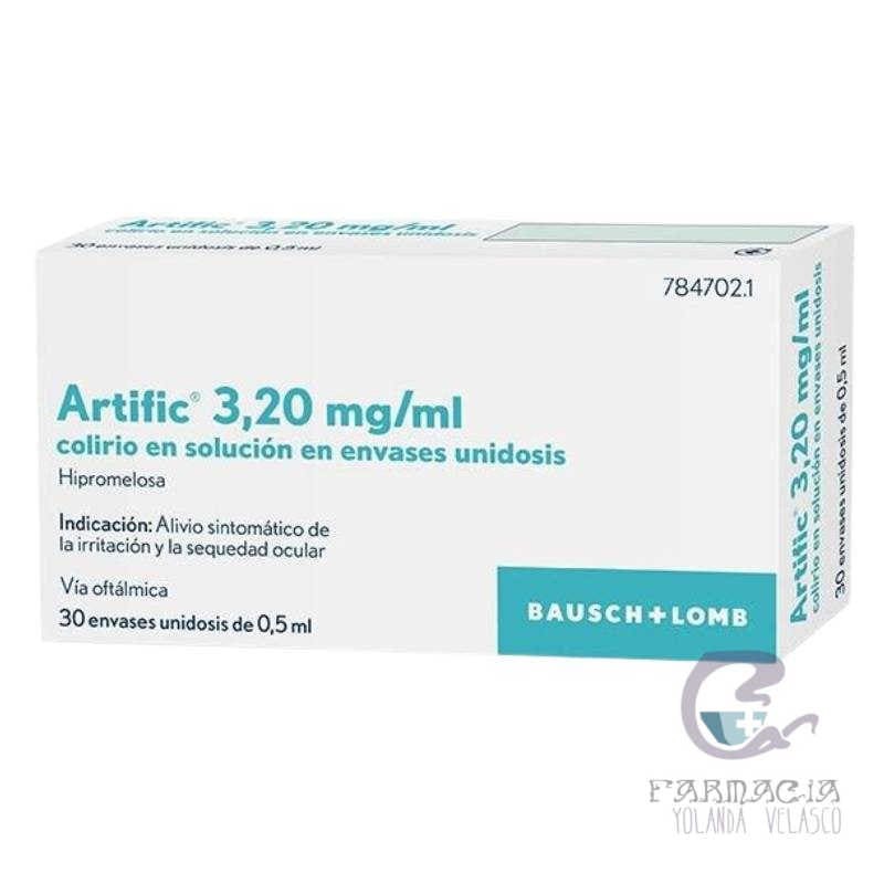 Artific 3,2 MG/ML Colirio 30 monodosis Solución 0,5 ml