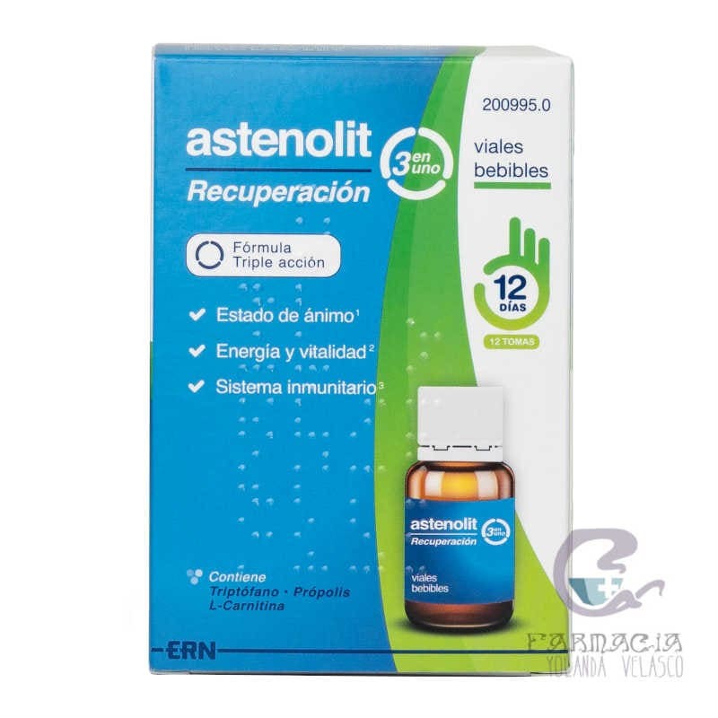 Astenolit Recuperación 12 Viales 10 ml