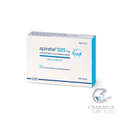 Apiretal 325 mg 24 Comprimidos Bucodispersables