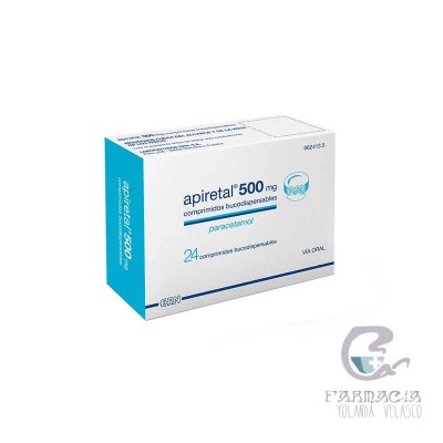 Apiretal 500 mg 24 Comprimidos Bucodispersables