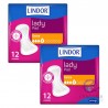 Lindor Lady Absorbente Incontinencia Orina Ligera 4 Gotas Pack 2x12 Unidades