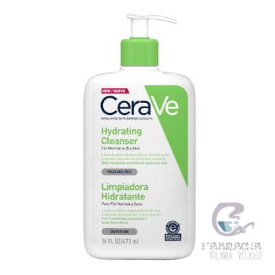 Cerave Limpiadora Hidratante 1 Envase 473 ml