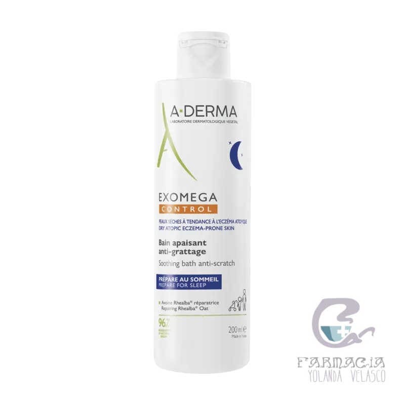 A-Derma Exomega Control Baño Calmante 1 Envase 200 ml