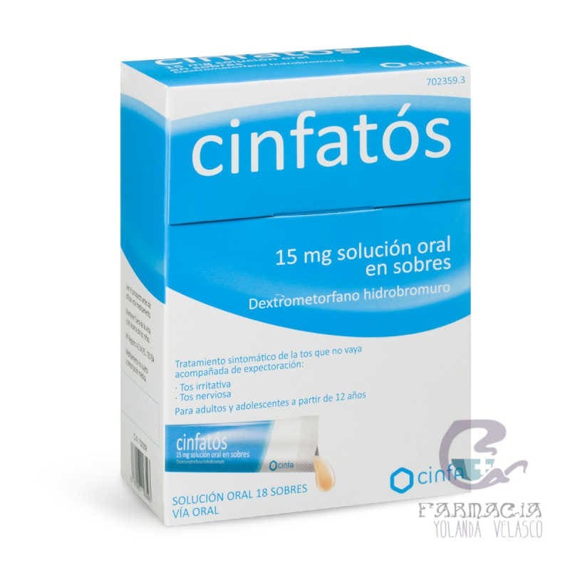 Cinfatos 15 mg 18 Sobres Solución Oral
