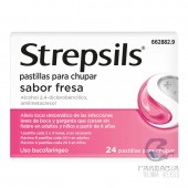 Strepsils 24 Pastillas Para Chupar Fresa