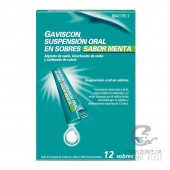 Gaviscon 12 Sobres Suspensión Oral Menta 10 ml