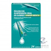 Gaviscon 24 Sobres Suspensión Oral Menta 10 ml