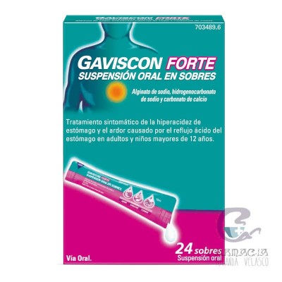 Gaviscon Forte 24 Sobres Suspensión Oral 10 ml