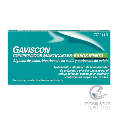 Gaviscon 24 Comprimidos Masticables Menta
