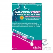 Gaviscon Forte 24 Sobres Suspensión Oral 10 ml Sabor Frutos del Bosque