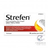 Strefen 8.75 mg 16 Pastillas Para Chupar Miel y Limón