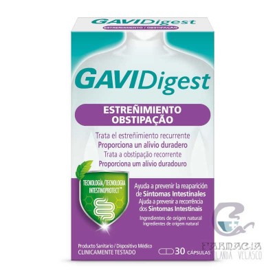 Gavidigest Estreñimiento 30 Cápsulas