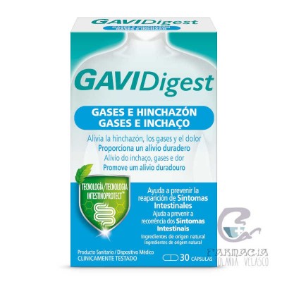 Gavidigest Gases e Hinchazon 30 Cápsulas