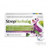 Strepherbal 16 Pastillas Para Chupar Sabor Sauco y Equinacea