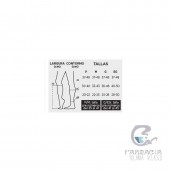 Farmalastic Calcetín Compresión Normal Colección 2 Unidades Talla Grande Color Gris con Rombos