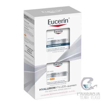 Eucerin Cofre Hyaluron Filler Dia FPS30 + Crema de Noche
