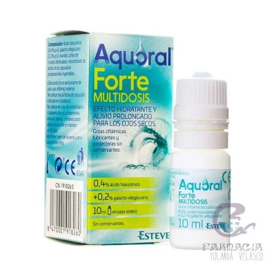 Aquoral Forte Multidosis Gotas Oftálmicas Estéril 10 ml