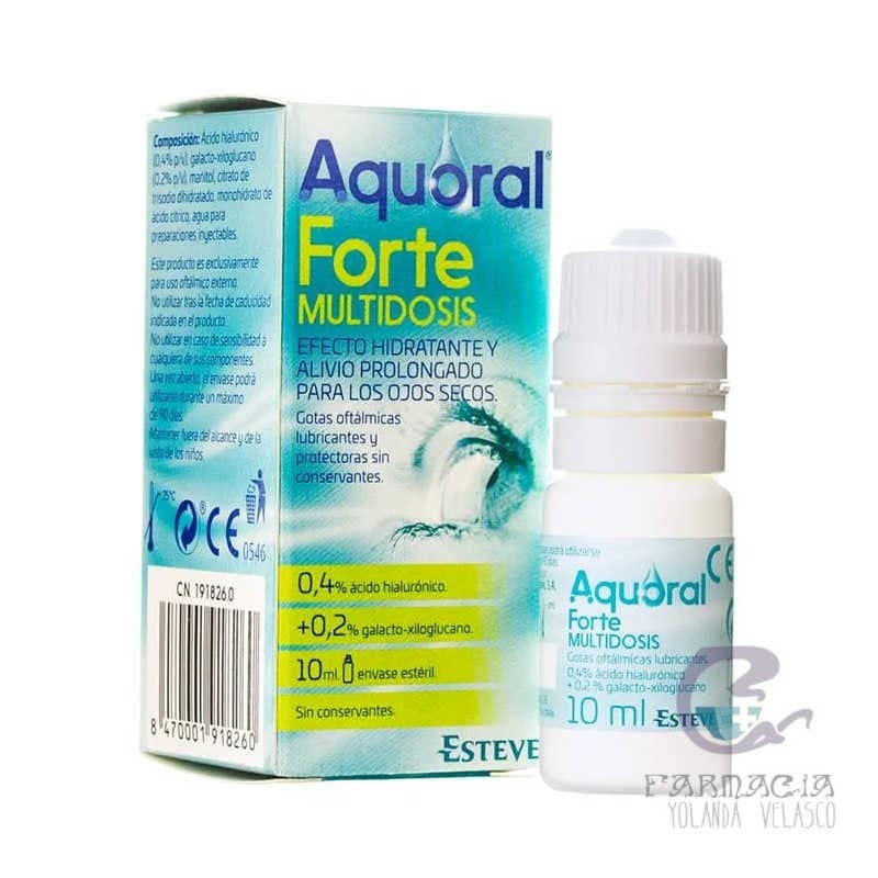Aquoral Forte Multidosis Gotas Oftálmicas Estéril 10 ml