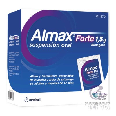 Almax Forte 1.5 g 24 Sobres Suspensión Oral